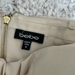 Bebe cream dress